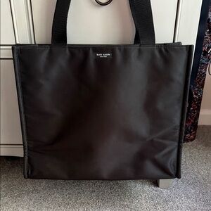 Kate Spade Vintage 90’s Boxy Nylon Tote Bag - Black